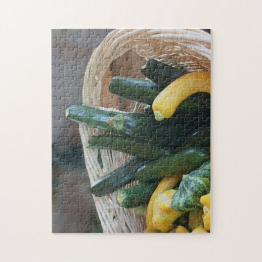 Zucchini Sommer Squash Gourds Gemüse Puzzle (Vertikal)