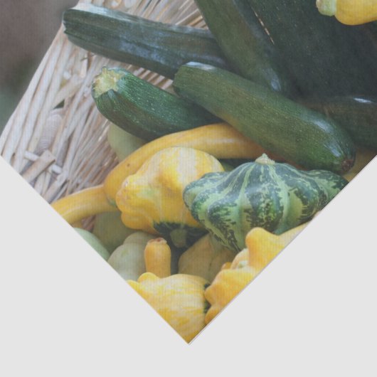 Zucchini Squash Gourd Vegetables Decoupage Seidenpapier (Ausschnitt)