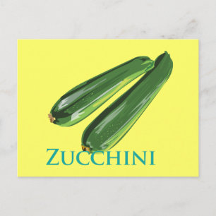 Zucchini Squash Postkarte
