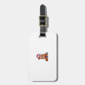 Zuchon Dog Ugly Xmas Lights Weihnachtsmannmütze Zu Gepäckanhänger (Vorderseite vertikal)