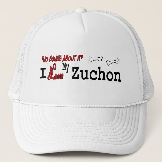 Zuchon (I Liebe) Hat Truckerkappe (Vorderseite)