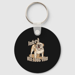 Zucht gezüchteter Bulldog Vater Bulldog Sprichwort Schlüsselanhänger