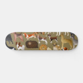 Zucht- Hundetapete Skateboard (Horizontal)