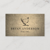 Zuchtbetrieb - Hühner Visitenkarte (Vorderseite)