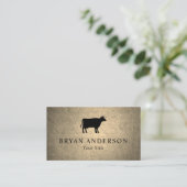 Zuchtbetrieb - Kuh Visitenkarte (Stehend Vorderseite)