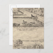 Zuchtbetrieb und Wohnsitz in Shoreham Postkarte (Vorne/Hinten)