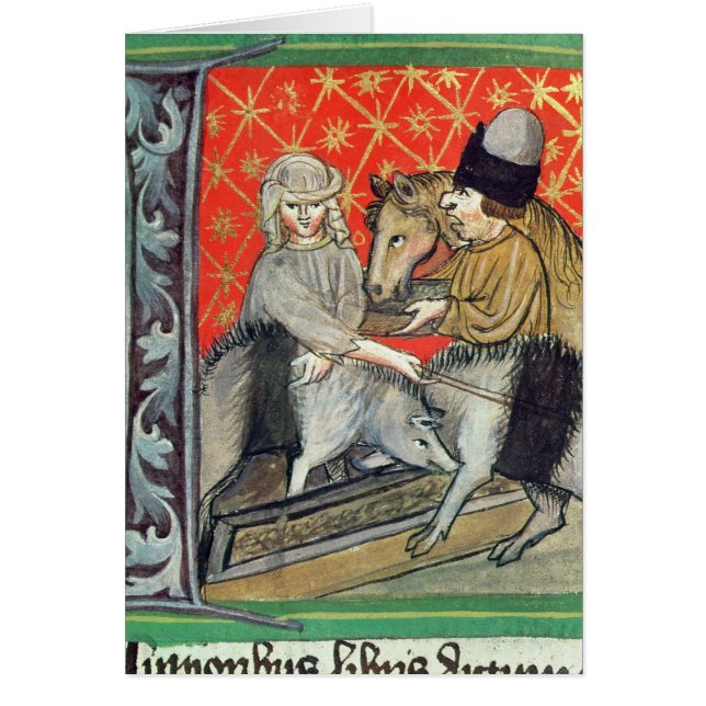 Züchtende Schweine und Pferde (Vorne)