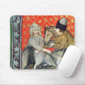Züchtende Schweine und Pferde Mousepad (Mit Mouse)