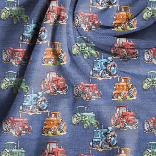 Züchter Denim Blue Design Stoff