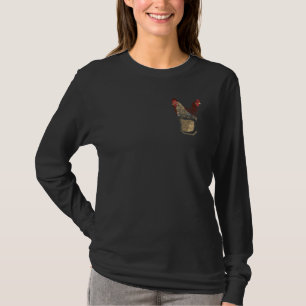 Zuchtgeflügel Hennenhühner Bauer Niedliches Pocket T-Shirt