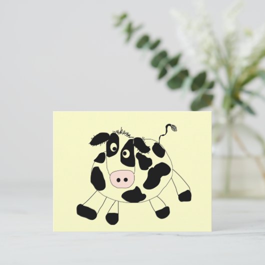 Zuchtkuhstränge und -geschenke postkarte (Stehend Vorderseite)