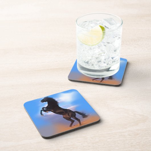 Zuchtpferd Getränkeuntersetzer (Rechte Seite)