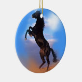 Zuchtpferd Keramik Ornament (Rechts)