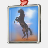 Zuchtpferd Ornament Aus Metall (Links)