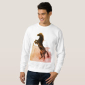 Zuchtpferd Sweatshirt (Vorne ganz)