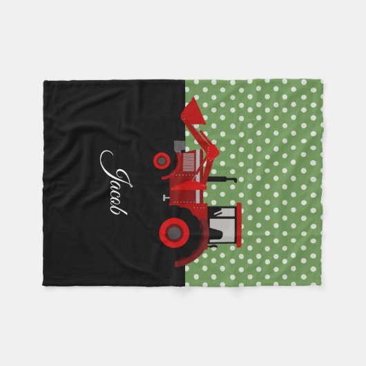 Zuchtschlepper Fleecedecke (Vorderseite (Horizontal))