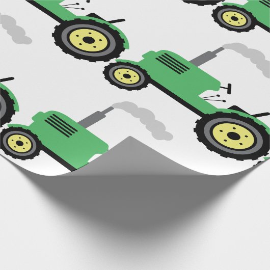 Zuchtschlepper Geschenkpapier (Ecke)
