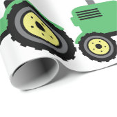 Zuchtschlepper Geschenkpapier (Rolleneckpunkt)