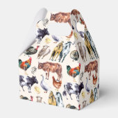 Zuchttiere Aquarellbauernbetriebe Elfenbein Geschenkschachtel (Rückseite)