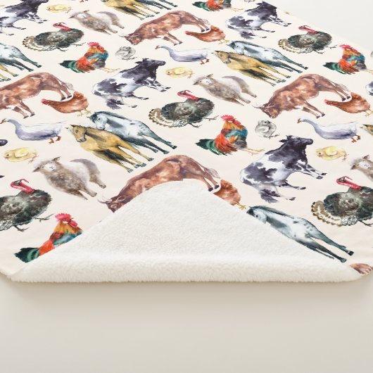 Zuchttiere Muster Aquarell Sherpadecke (3/4)