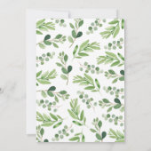 Zuchttiere Traktor Folage 2. Geburtstag Einladung (Rückseite)