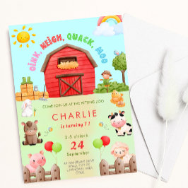 Zuchttierzüchterzoo Kid Einladung zum Geburtstag