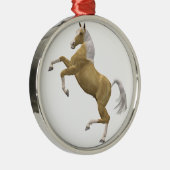 Züchtung des Pferds Silbernes Ornament (Rechts)