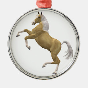 Züchtung des Pferds Silbernes Ornament