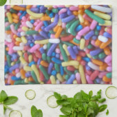 Zucker besprüht geschirrtuch (Gefaltet)