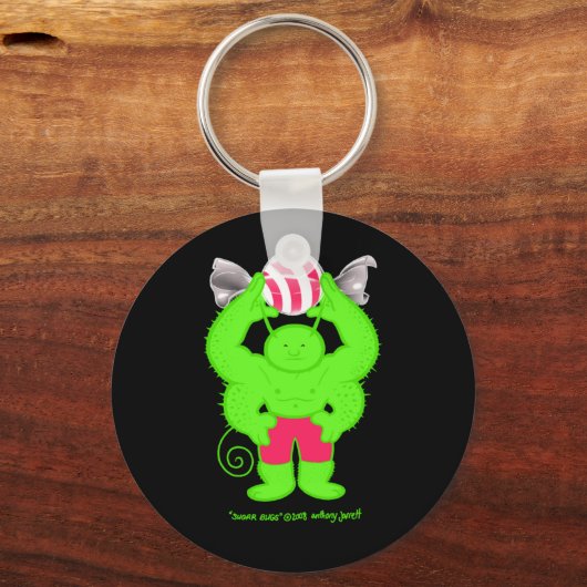 Zucker-Bug 3 Schlüsselanhänger (Vorderseite)