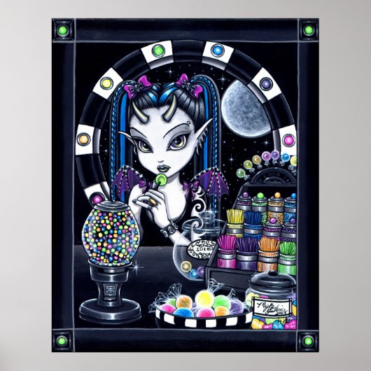 "Zucker" Candy Store Fairy Poster (Vorne)