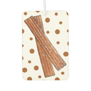 Zucker Churro Fried Teig Konditorei Spanisches Ess Autolufterfrischer