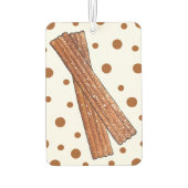 Zucker Churro Fried Teig Konditorei Spanisches Ess Autolufterfrischer (Rückseite)