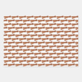 Zucker Churro Fried Teig Konditorei Spanisches Ess Geschenkpapier Set (Vorderseite 3)