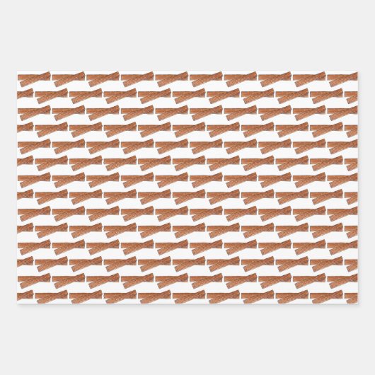 Zucker Churro Fried Teig Konditorei Spanisches Ess Geschenkpapier Set (Vorderseite)