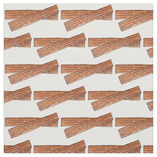 Zucker Churro Fried Teig Konditorei Spanisches Ess Stoff (Muster)