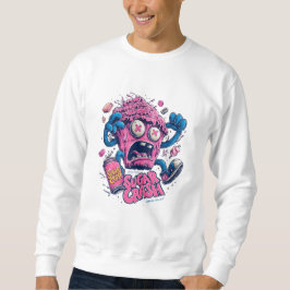 Zucker-Crash-Zombie-Cupcake – Lustiger Candy Stree Sweatshirt