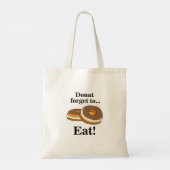 Zucker Donut Doughnut Tragetasche (Rückseite)