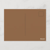 Zucker Donut Süß Postkarte (Rückseite)