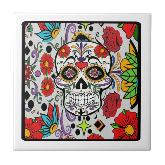 Zucker Fliese (Vorderseite)