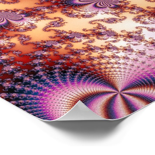 Zucker - Fraktal Poster (Ecke)