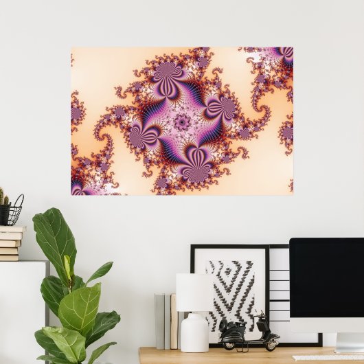 Zucker - Fraktal Poster (Heimbüro)