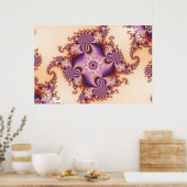 Zucker - Fraktal Poster (Küche)