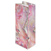 Zucker Geschenktüte Für Weinflaschen (Rückseite Schrägansicht)