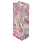 Zucker Geschenktüte Für Weinflaschen (Vorderseite Schrägansicht)