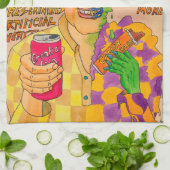 Zucker! Geschirrtuch (Gefaltet)