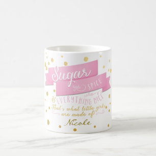 Zucker & Gewürz Alles Rosa & Gold Kaffeetasse