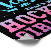 Zucker Gewürz und alles, was Eishockeyspieler Poster (Ecke)