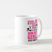 Zucker Gewürz und alles, was Eismädchen Hockey Kaffeetasse (VorderseiteRechts)