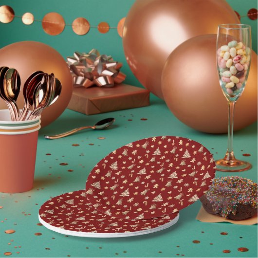 Zucker & Gewürz Weihnachten! Pappteller (Multi)